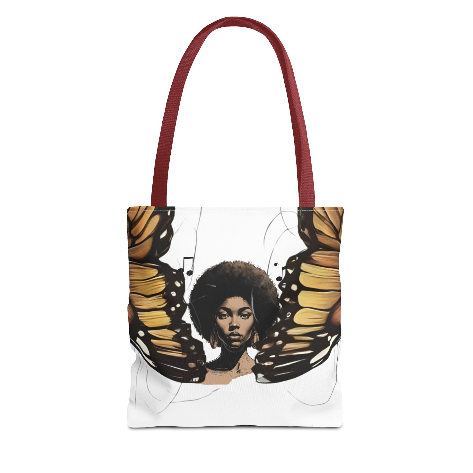 Afro Butterfly Tote Bag
