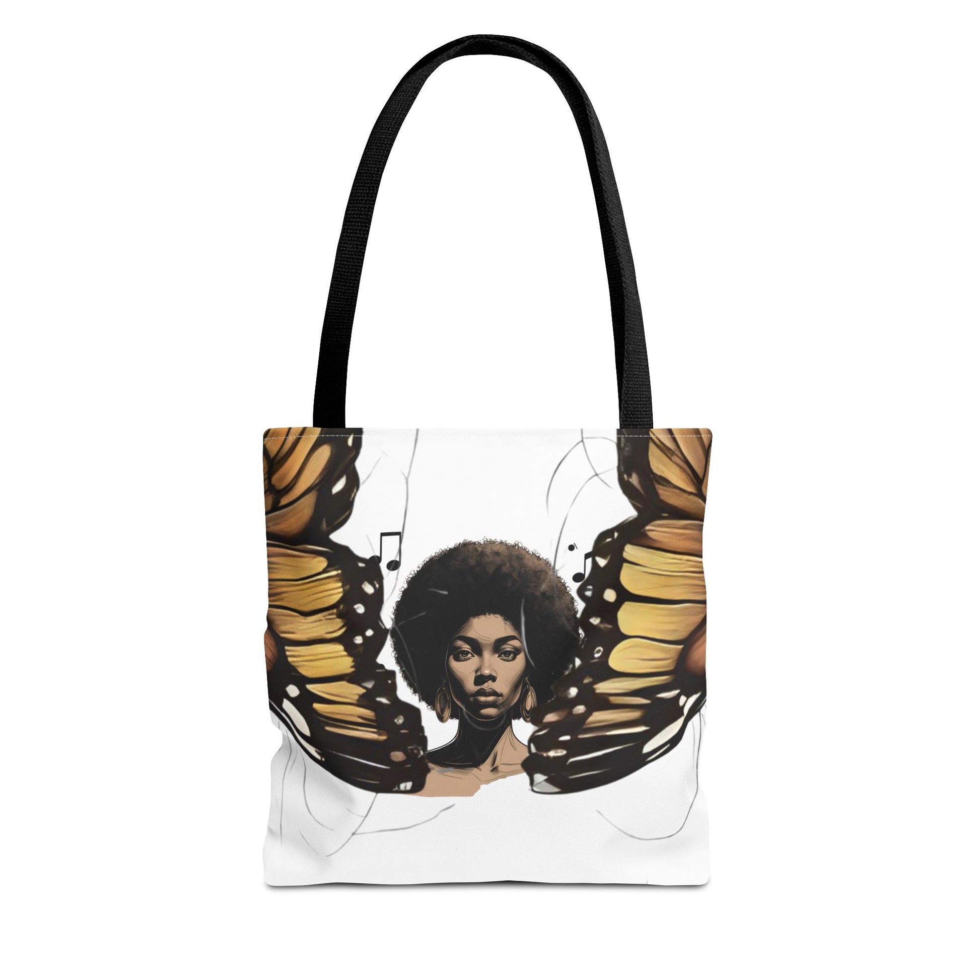 Afro Butterfly Tote Bag
