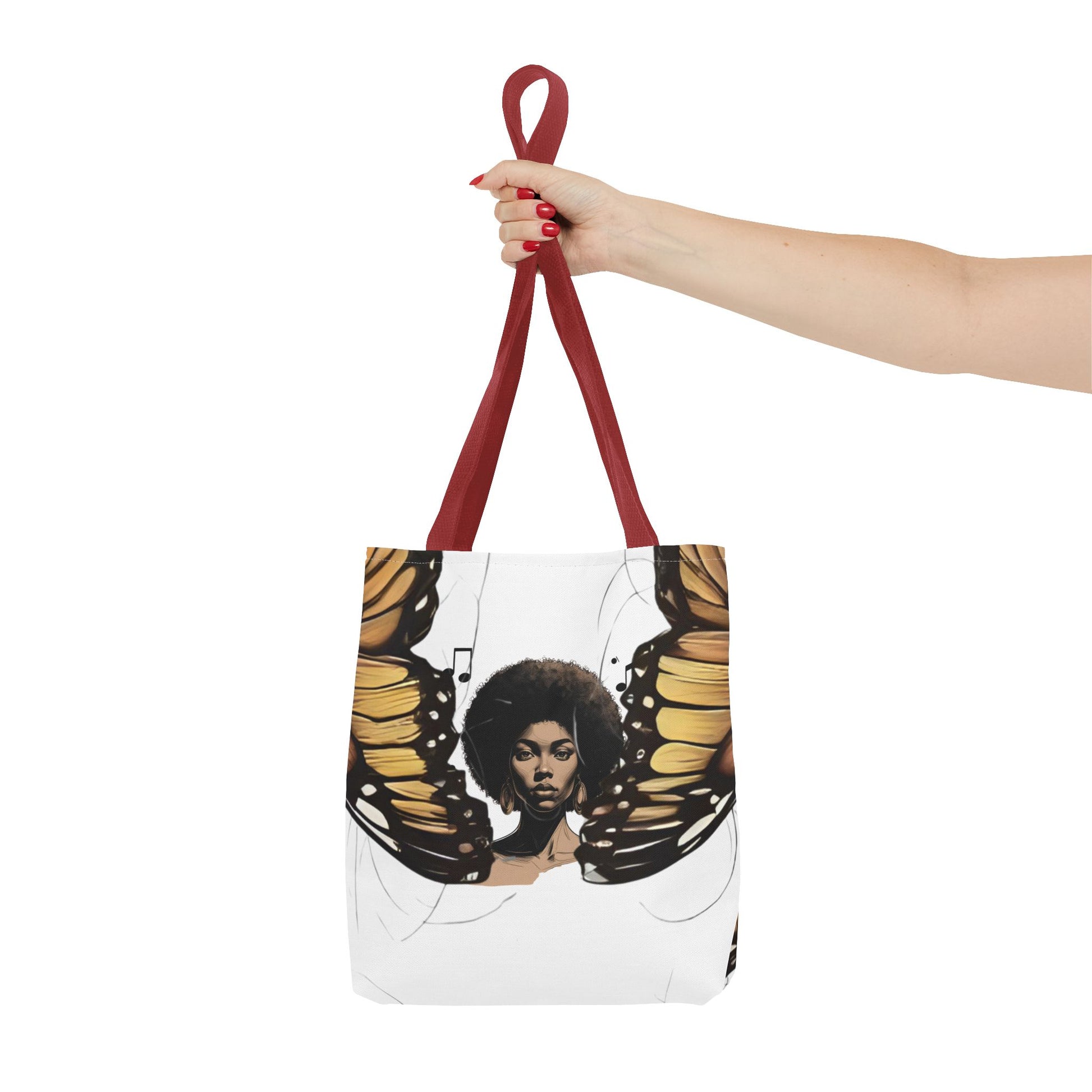 Afro Butterfly Tote Bag