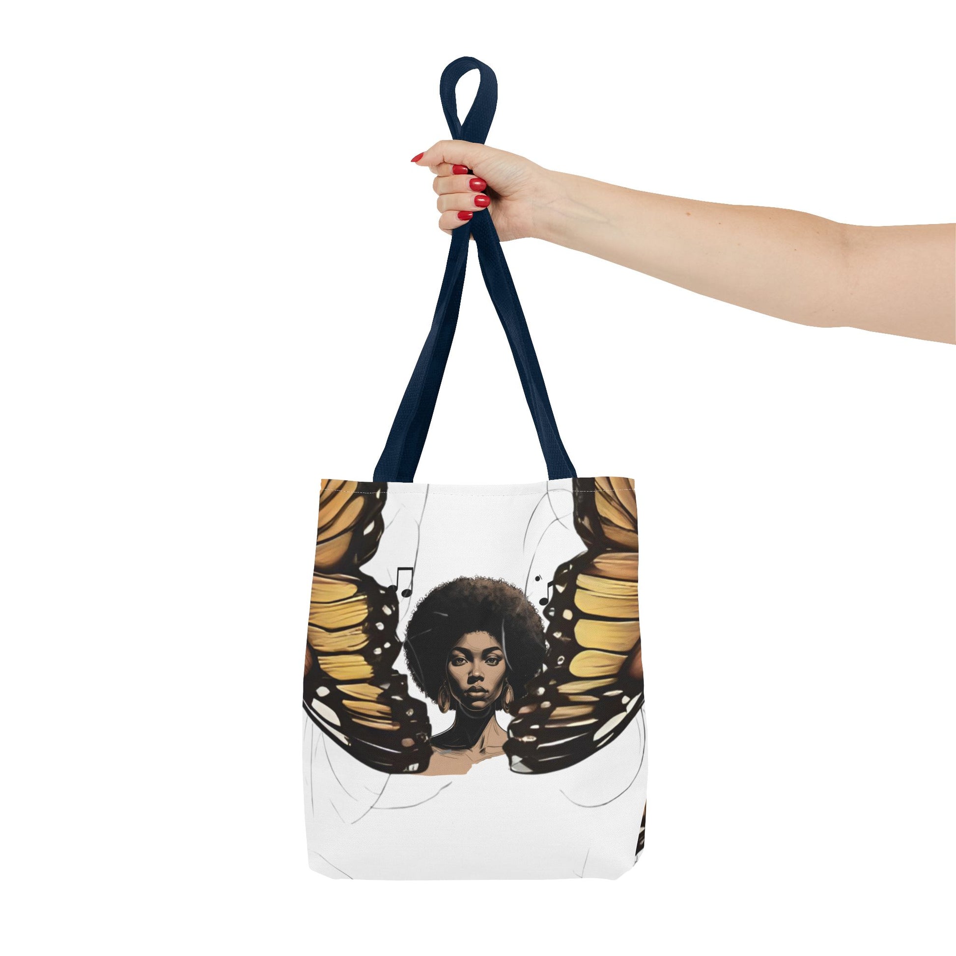 Afro Butterfly Tote Bag