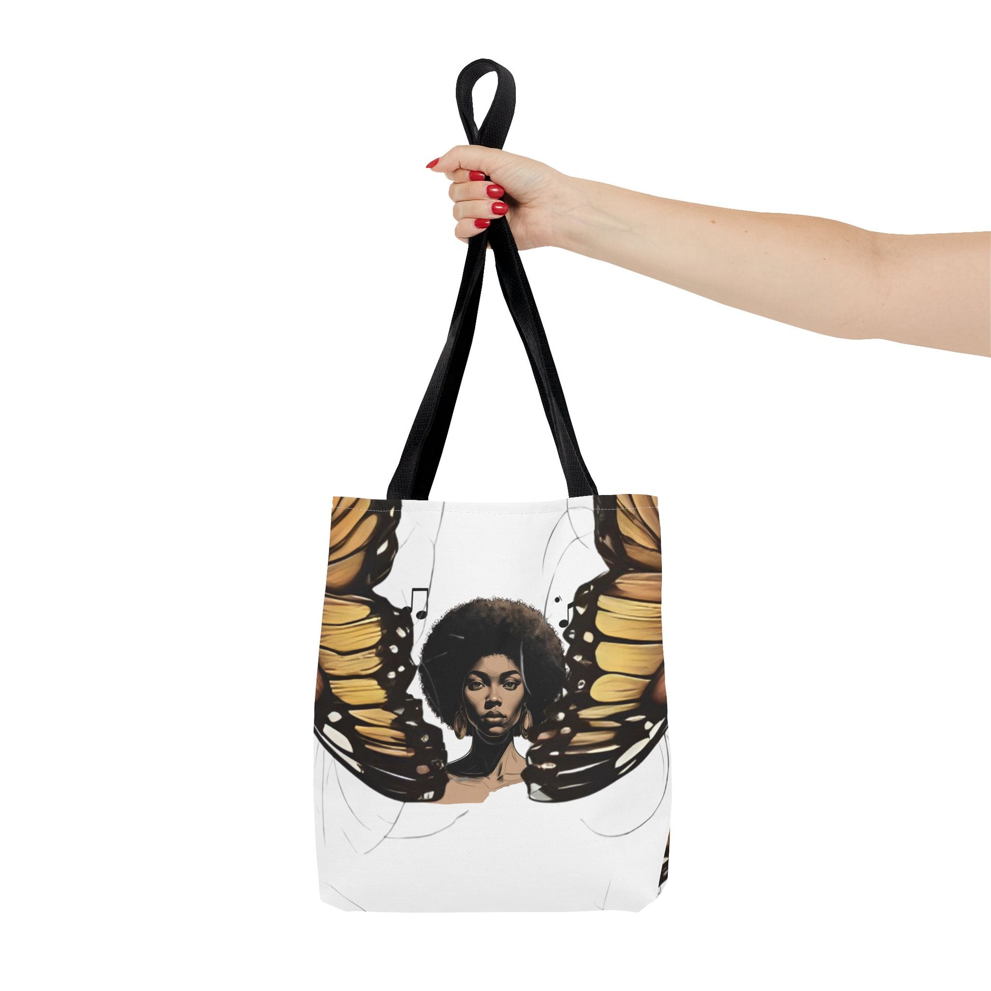 Afro Butterfly Tote Bag