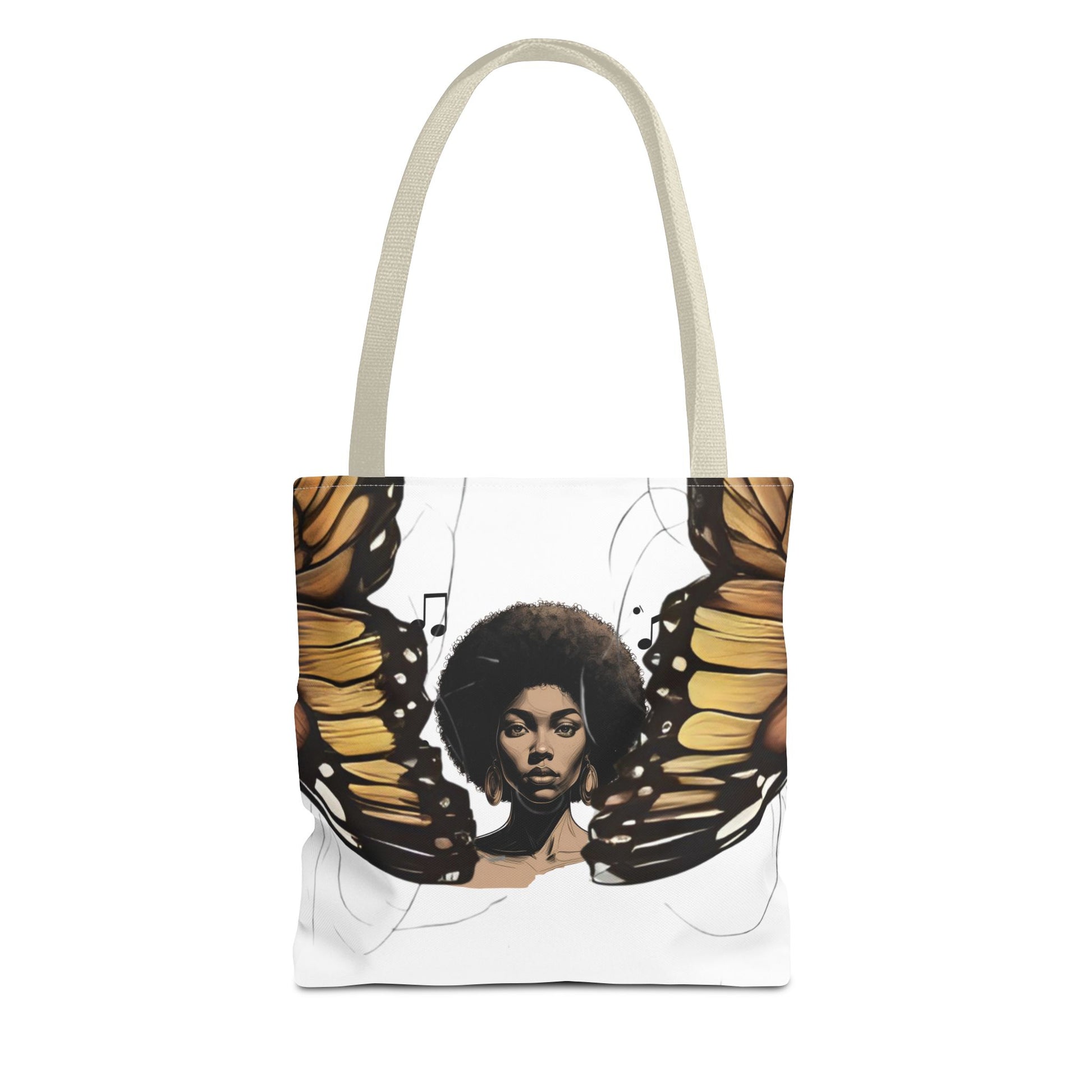 Afro Butterfly Tote Bag