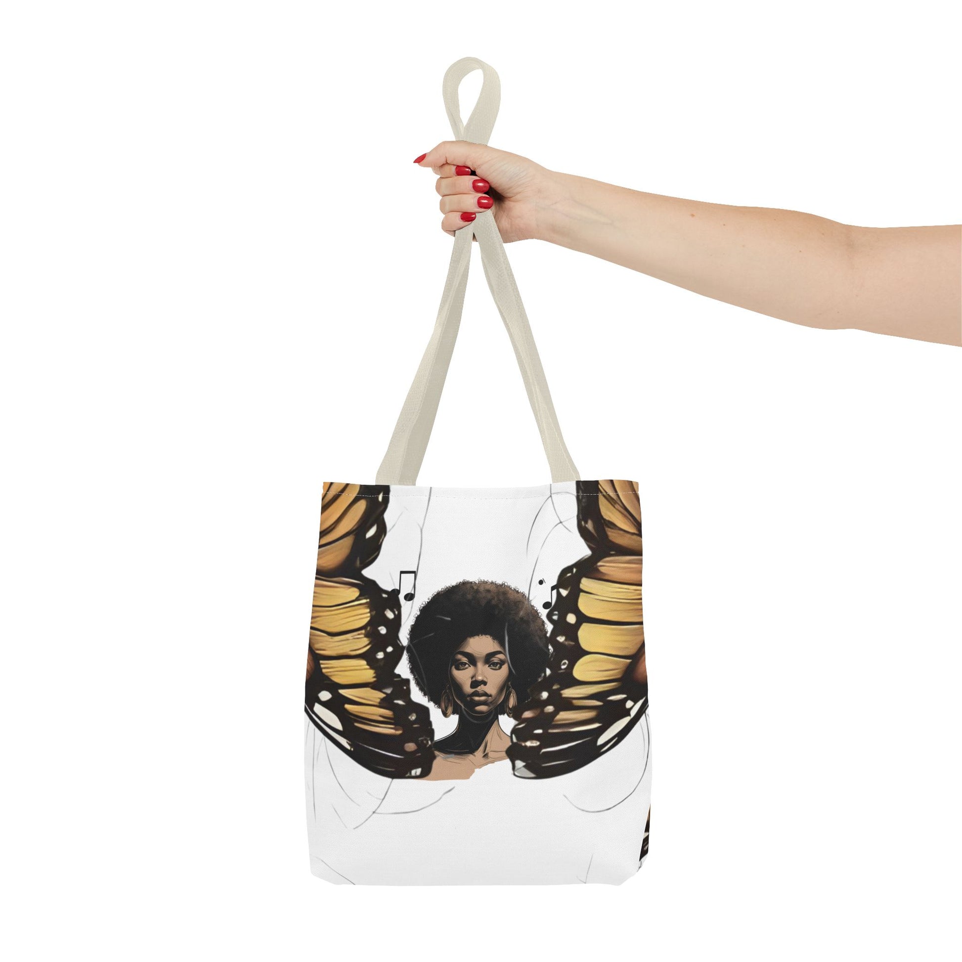 Afro Butterfly Tote Bag