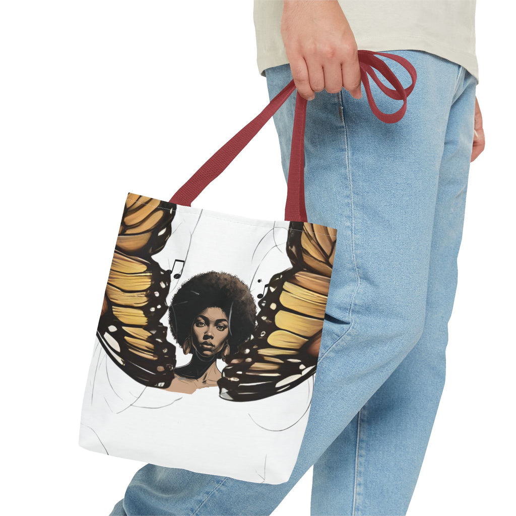 Afro Butterfly Tote Bag